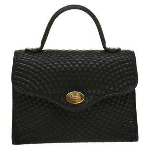 Bally Leather Handbag Black